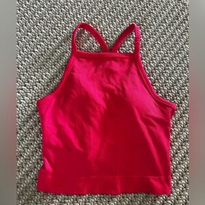 All in Motion Bright Pink Activewear built in bra tank